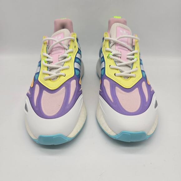 Adidas ZX 2K Boost 2.0 Running Shoes Athletic Training Sneakers GZ7502 Size 7 - Picture 2 of 9